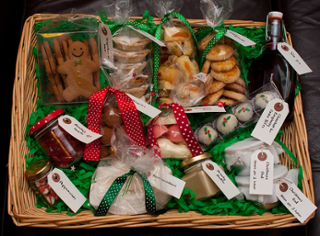 Christmas hamper to be won at our iCentre in Newport