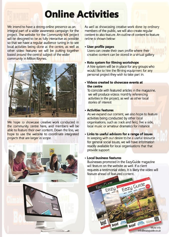 Online activities