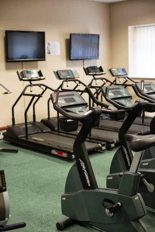 Gym at our iCentre in Newport Pagnell.