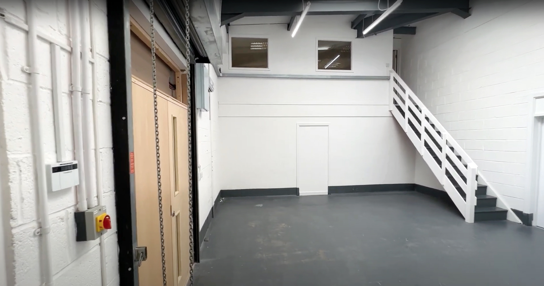 Small studio with first floor office