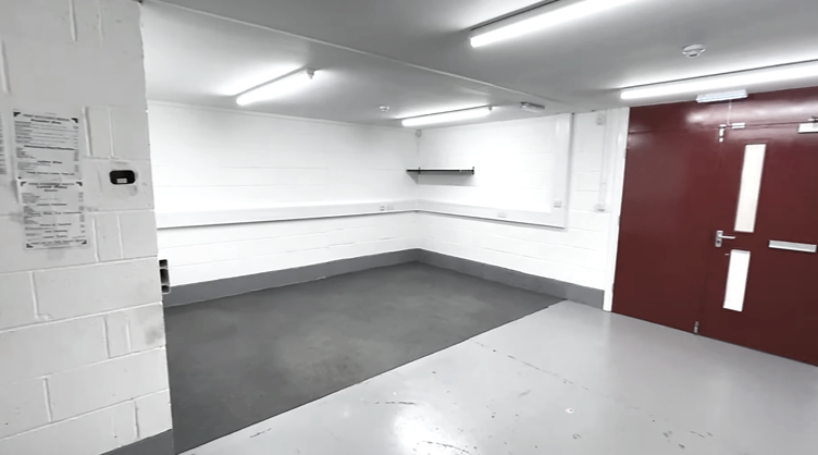 Small plumbed internal studio